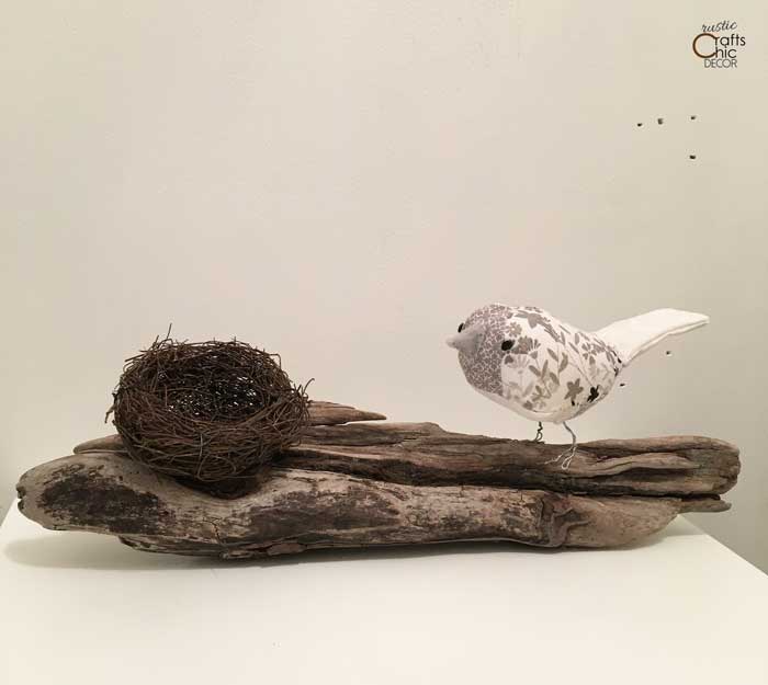 rustic bird craft