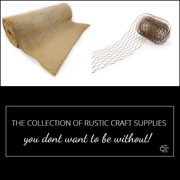 rustic craft supplies