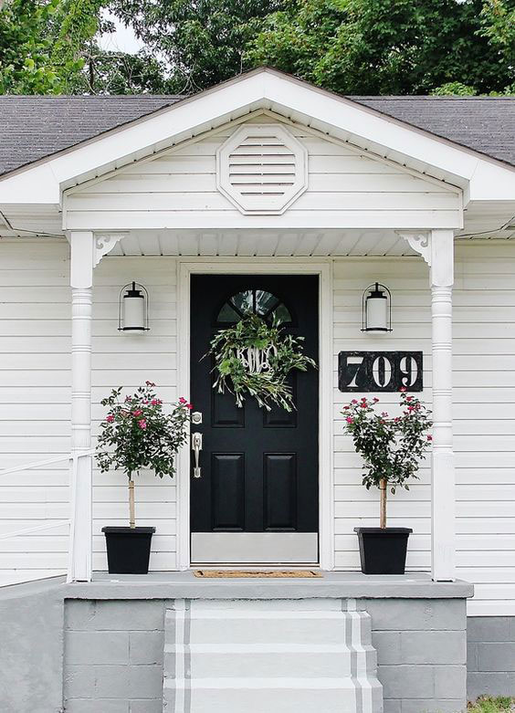 simple porch plants