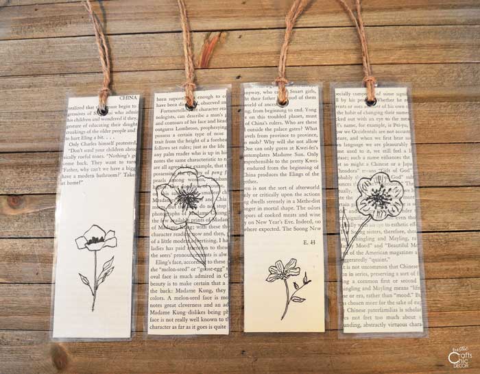 bookpage bookmark craft