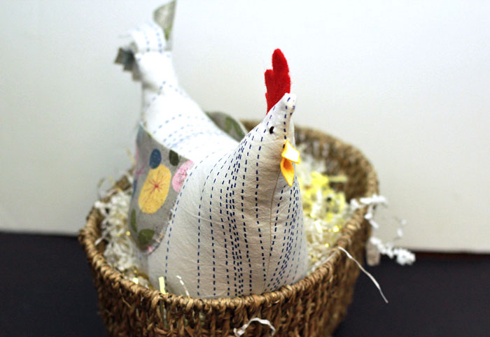 fabric chicken