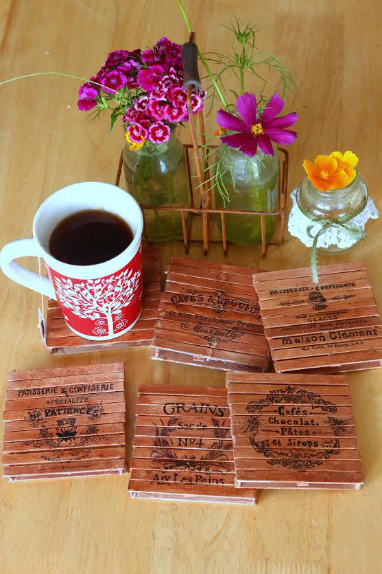 mini pallet coasters