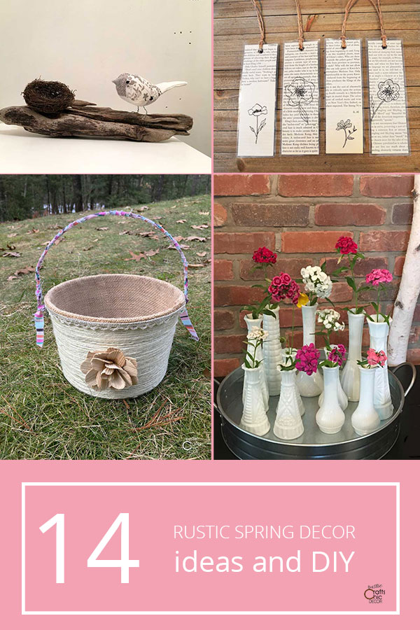 rustic spring decor