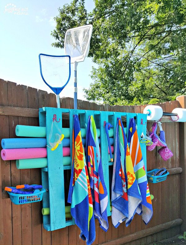 pallet pool toy storage