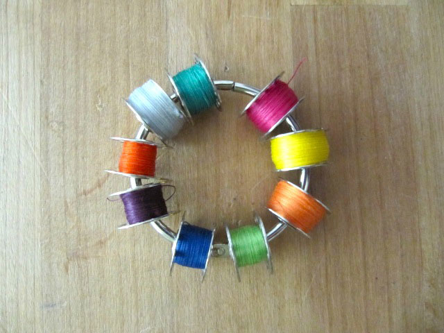 key ring bobbin holder