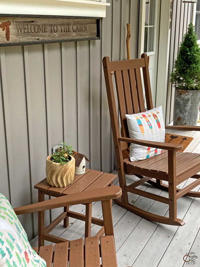 rustic porch decor