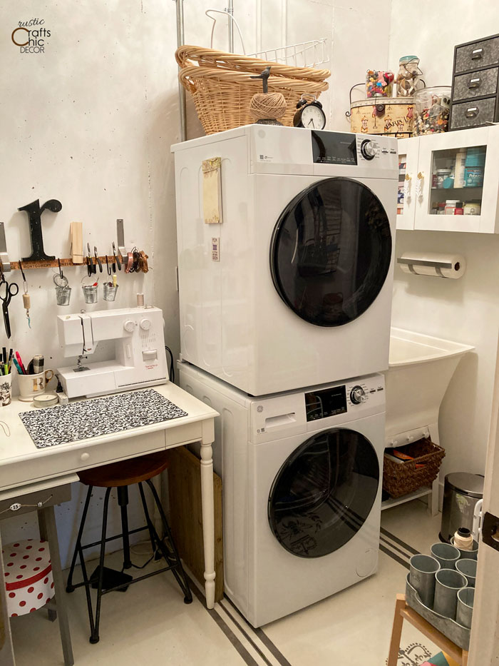 laundry craft room