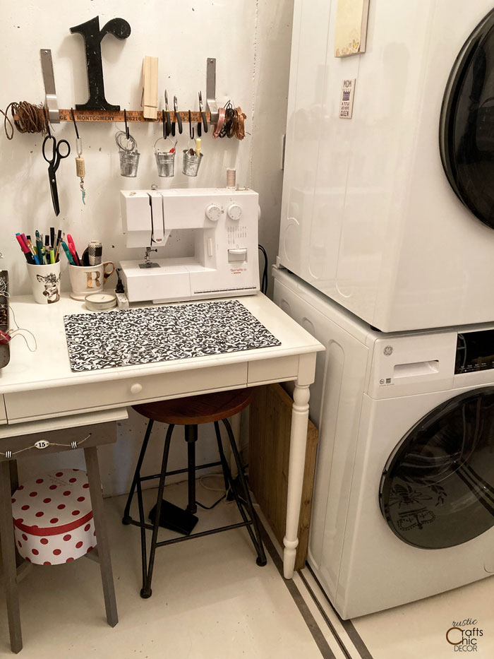 laundry craft room