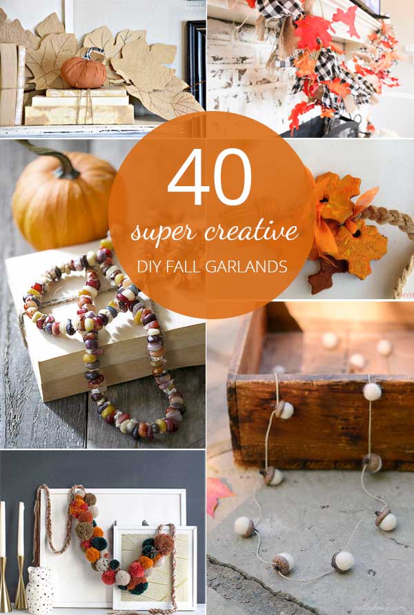 diy fall garlands