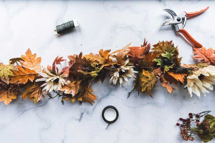 diy fall garlands