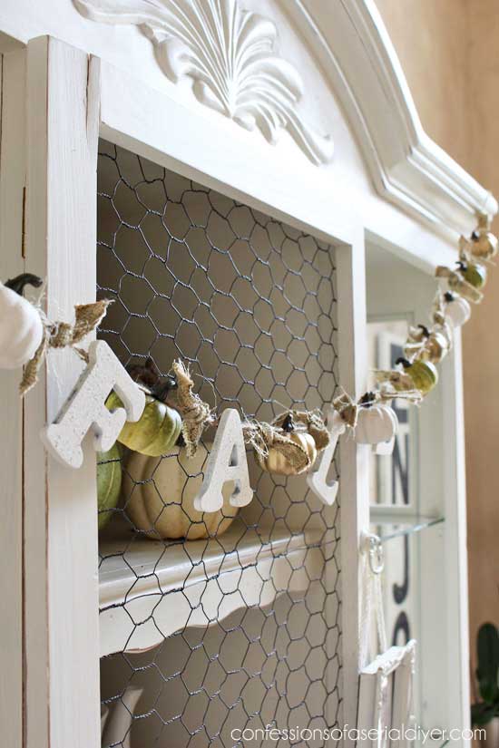 fall pumpkin garland