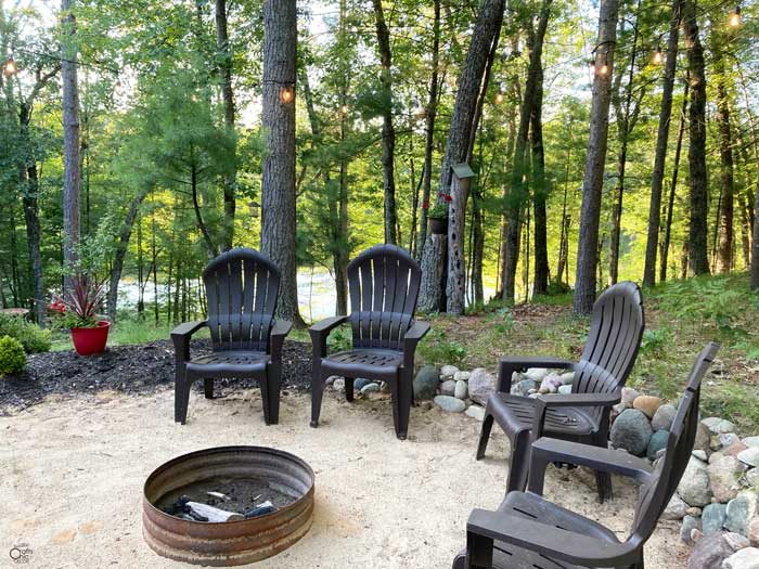 fire pit area