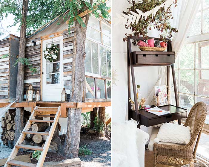 she shed treehouse for crafting