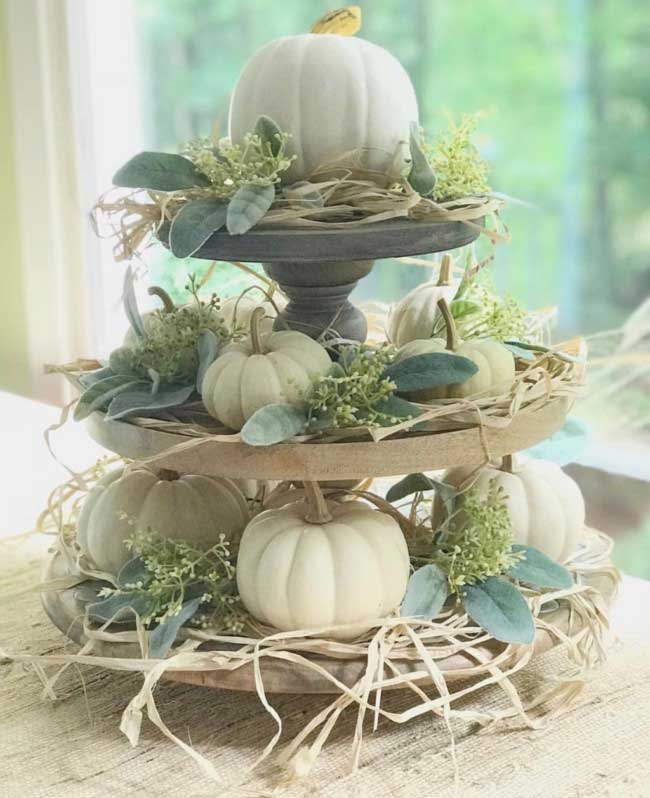 tiered tray thanksgiving centerpiece