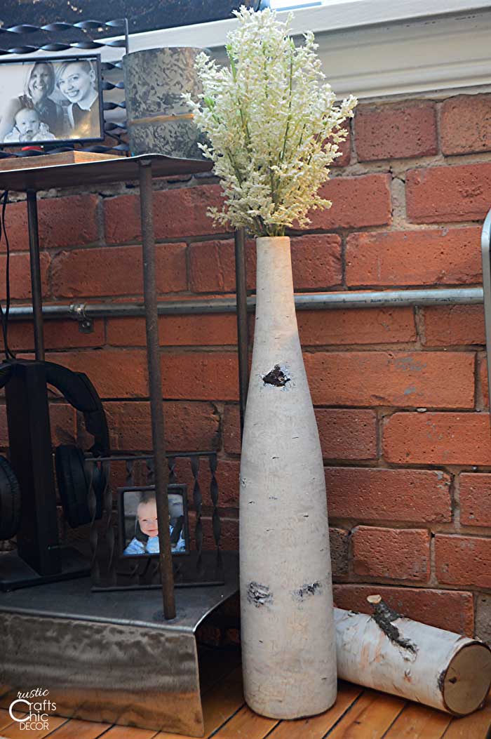 upcycled vase