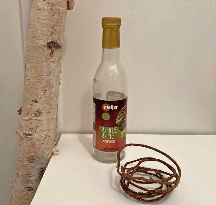 Rustic Birch Wine Bottle Craft - Rustic Crafts & DIY