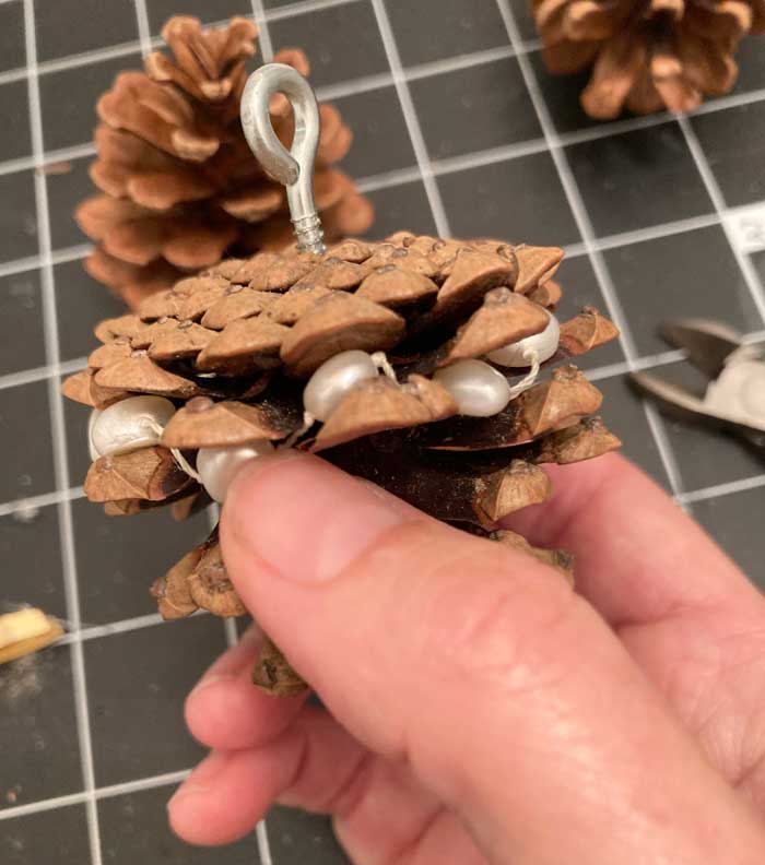 diy pinecone step two