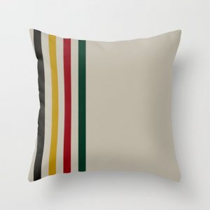 trapper stripes pillow