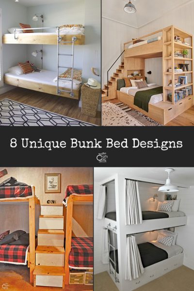 Built In Bunk Bed Ideas - Rustic Crafts & DIY