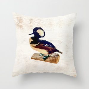 duck throw pillow