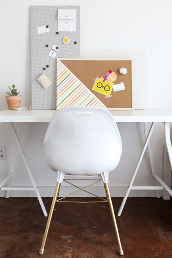 diy fabric covered magnetic board