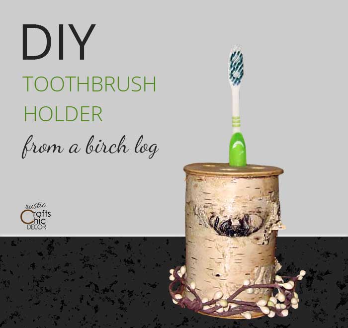 diy toothbrush holder