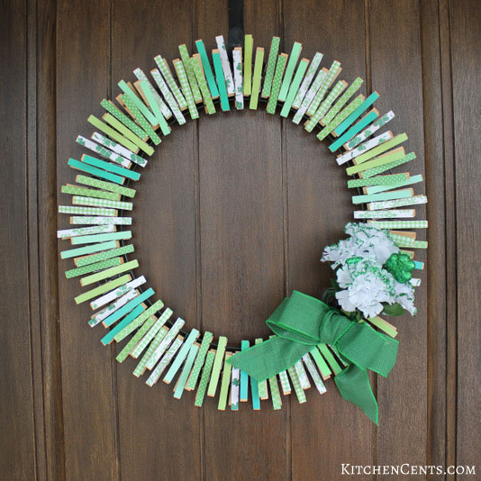 diy reversible st patricks day wreath