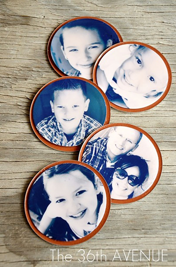 canning lid photo magnets