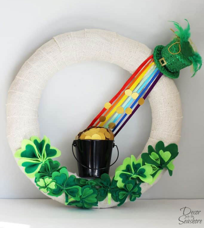 pot of gold wreath