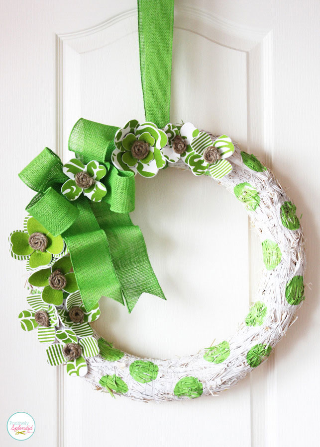 st patricks day wreath