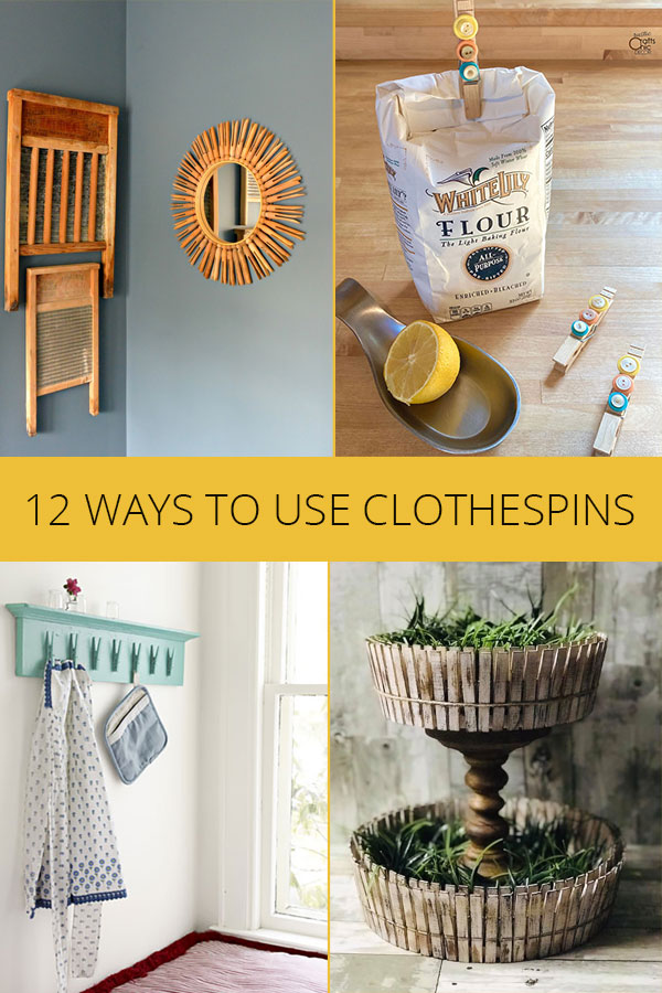 what to do with clothespins