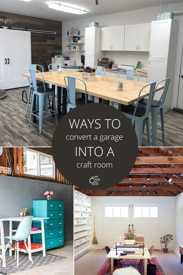 Garage Craft Room Ideas Rustic Crafts Chic Decor