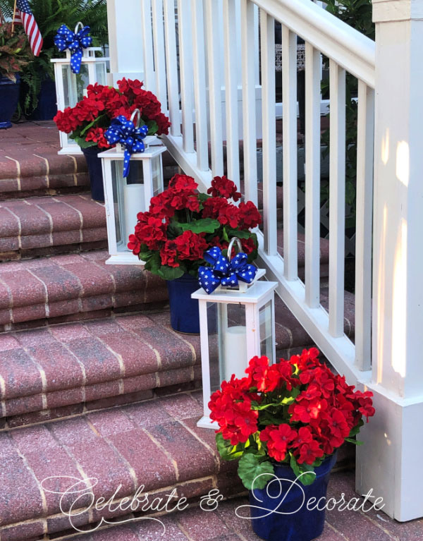 4th of july porch decor