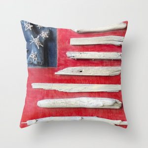 american flag pillow