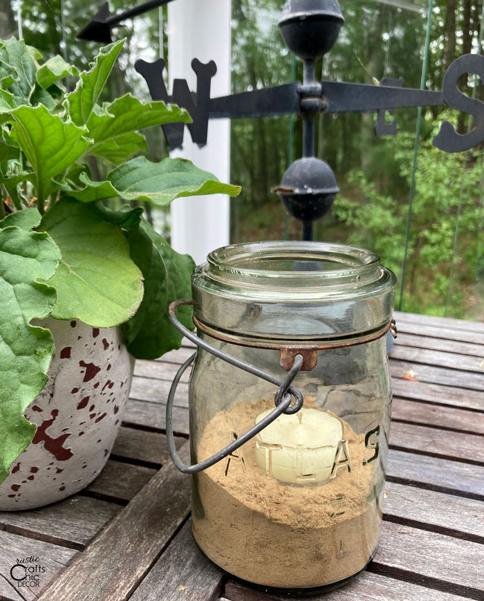 beach sand for jar filler