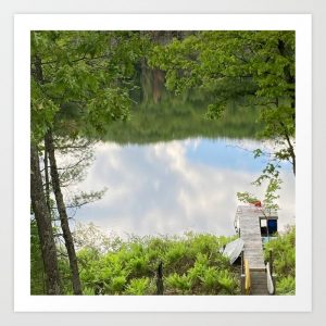 floating on clouds print
