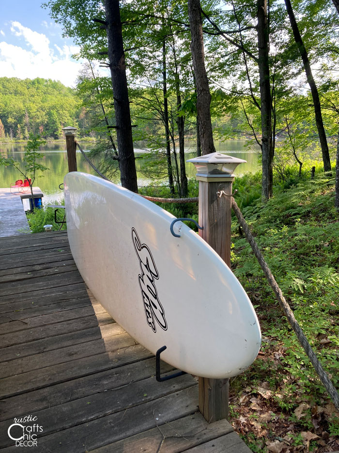 diy paddle board storage