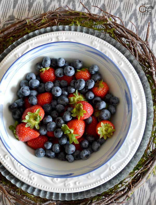 red and blue berries