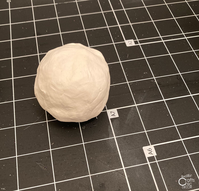 ball of air dry clay