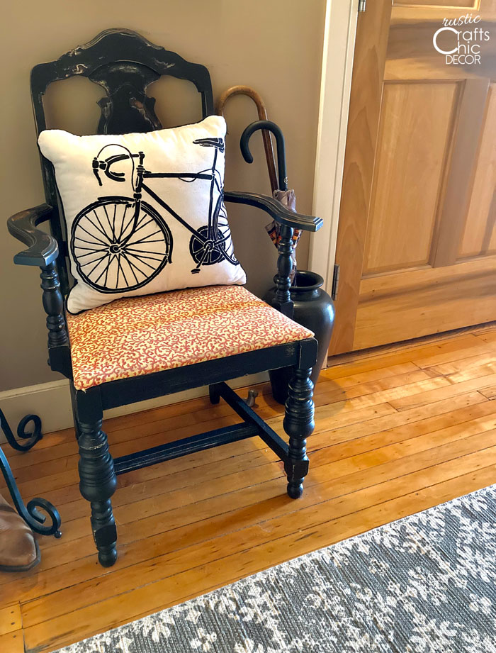 simple diy decoration ideas - chair makeover