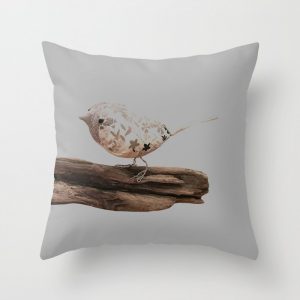 fabric bird pillow