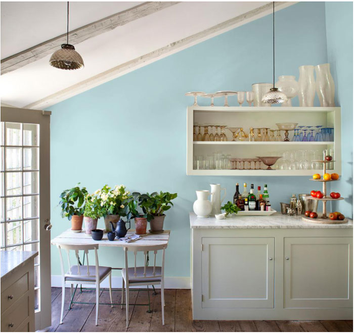 misty aqua rustic color trend