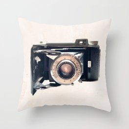 vintage camera pillow