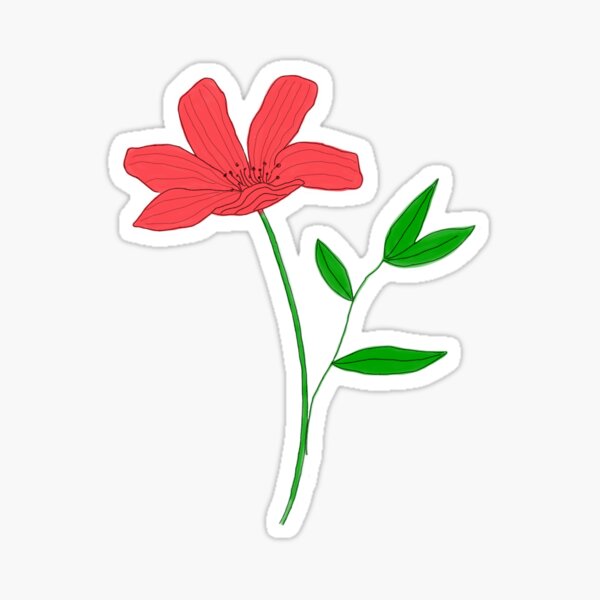 flower sticker