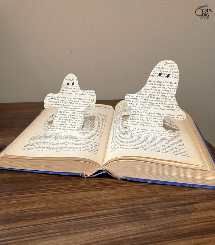 ghosts from book pages