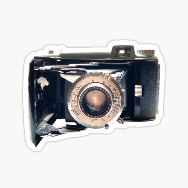 vintage camera sticker