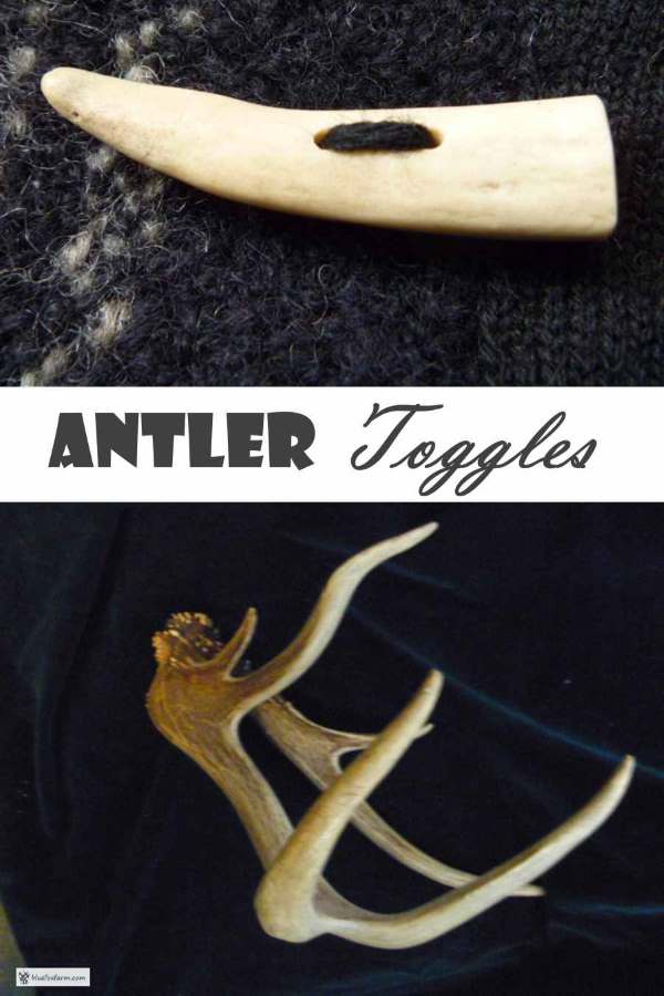 antlers made from clay
