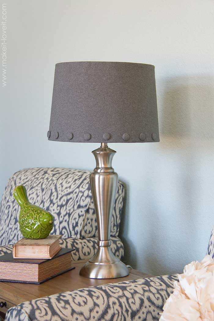 button lampshade