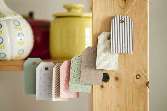 cereal box gift tags