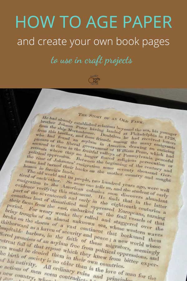 how-to-age-paper-to-make-old-book-pages-rustic-crafts-diy